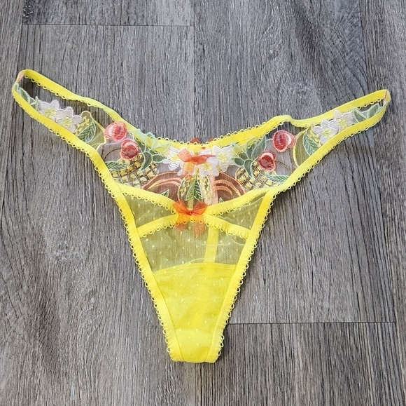 New!SET‎ For Love and Lemons Mirabelle Underwire Bra with Matching Thong Panty - Picture 8 of 16